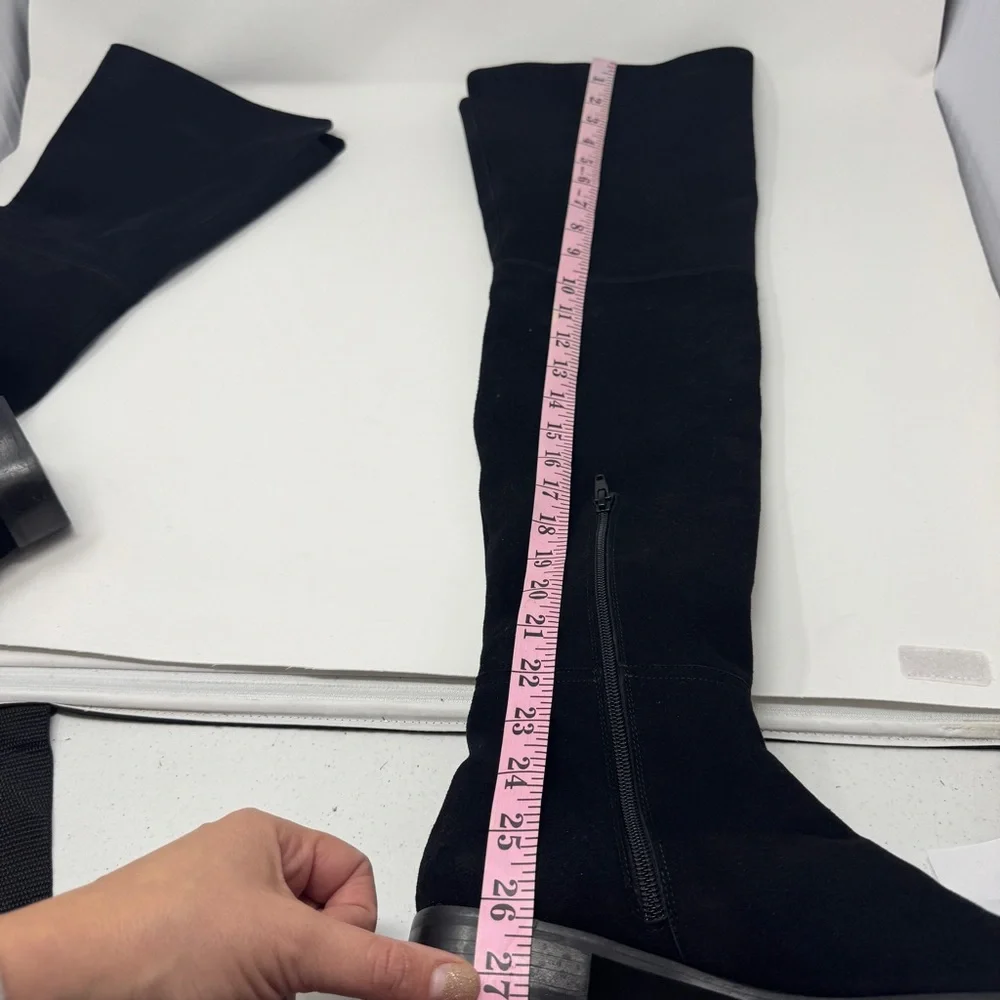 Stuart Weitzman Hilo Black Over-the-Knee Boots